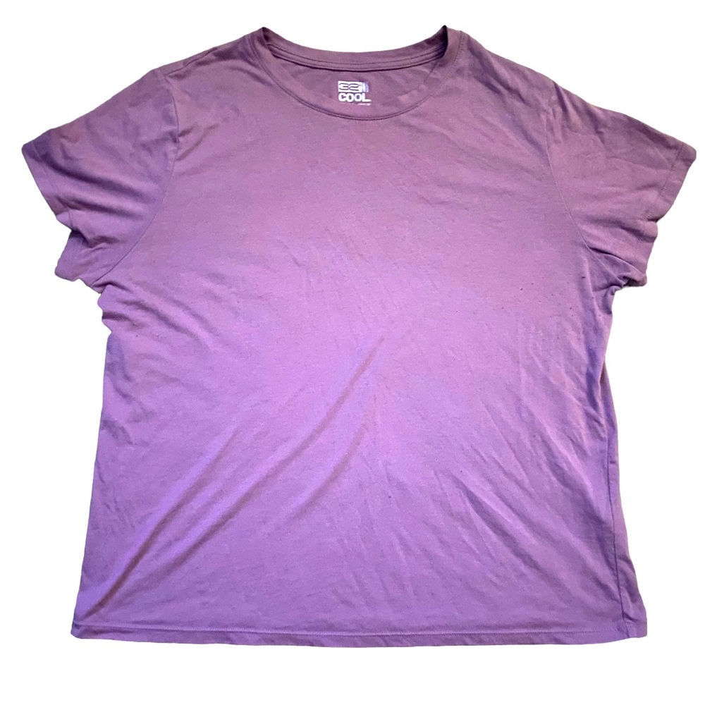 Purple t-shirt that is perfect for staying in or going out